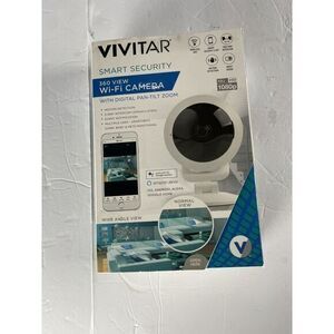 Vivitar 360 Wide Angle View Smart‎ Home 1080p HD Security Camera IPC-117 Wi-Fi